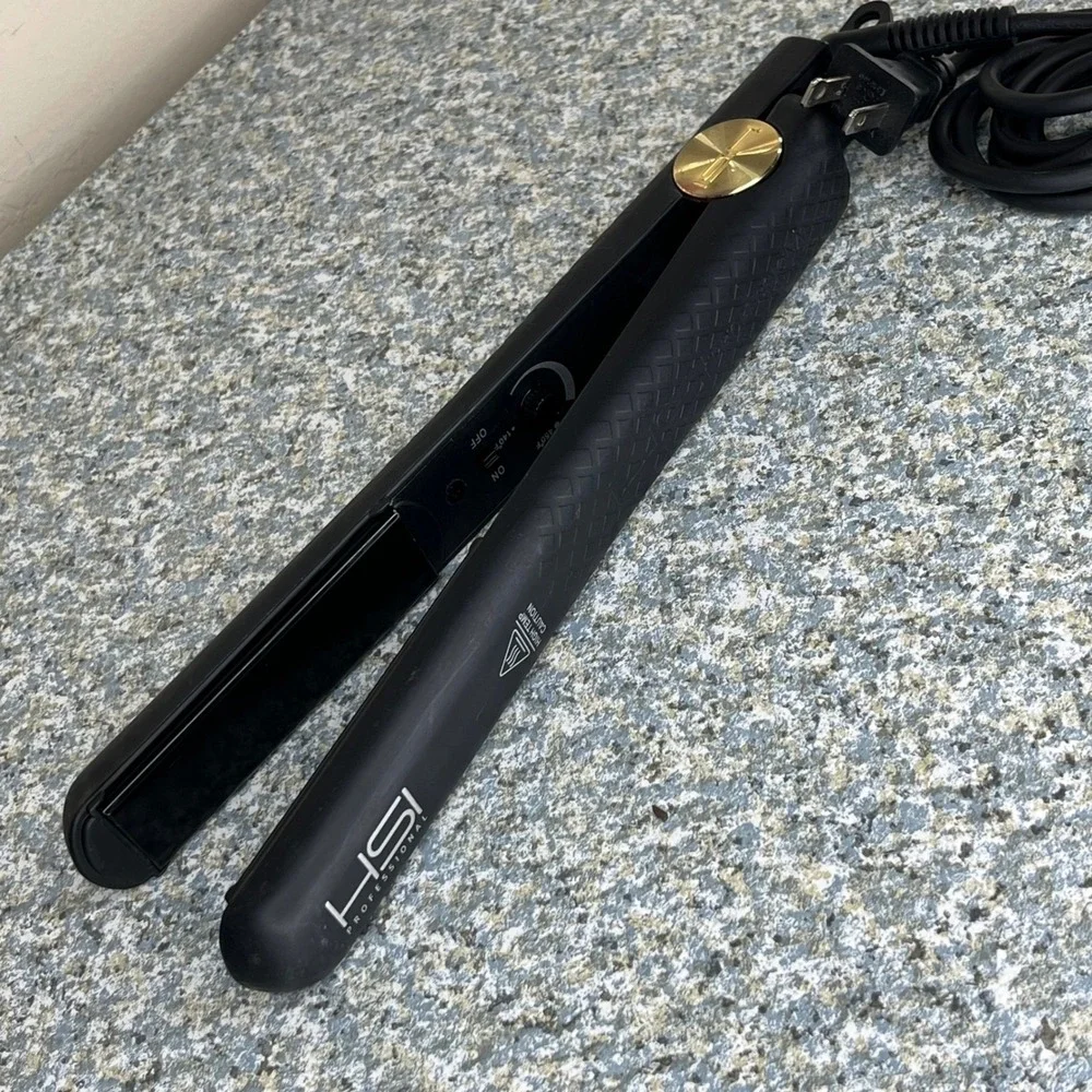 HSI Professional Hair Straightener E038 Black Ceramic Tourmaline Flat Iron 1